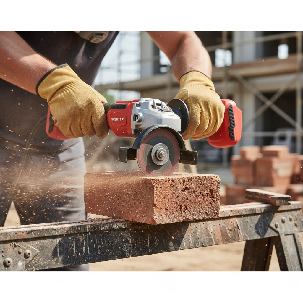 Машина шлифовальная Wortex CAG 1812-2 SE, аккумуляторная, 18В, 1 акк. х 4,0Ah + з.у