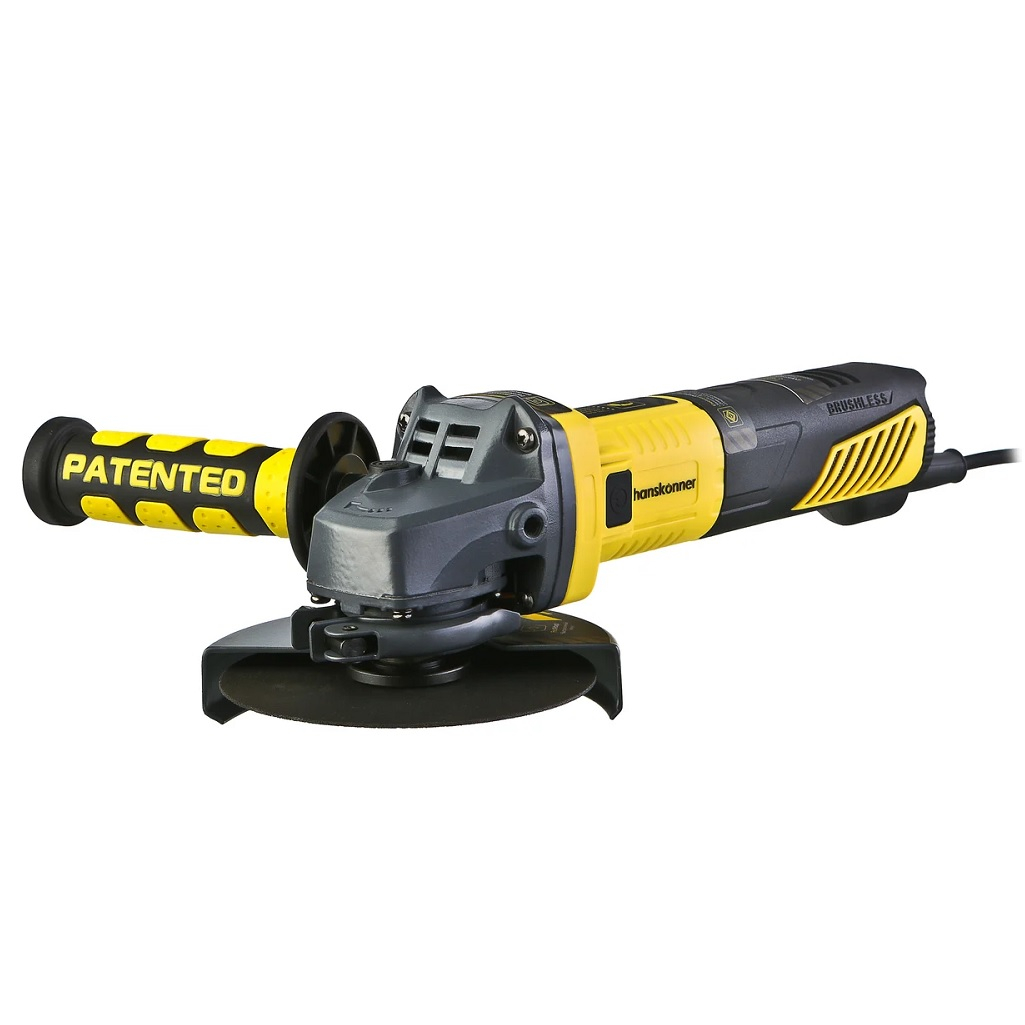 Шлифмашина угловая Hanskonner HAG16125E, 1600 Вт, диск 125 мм, плавный пуск