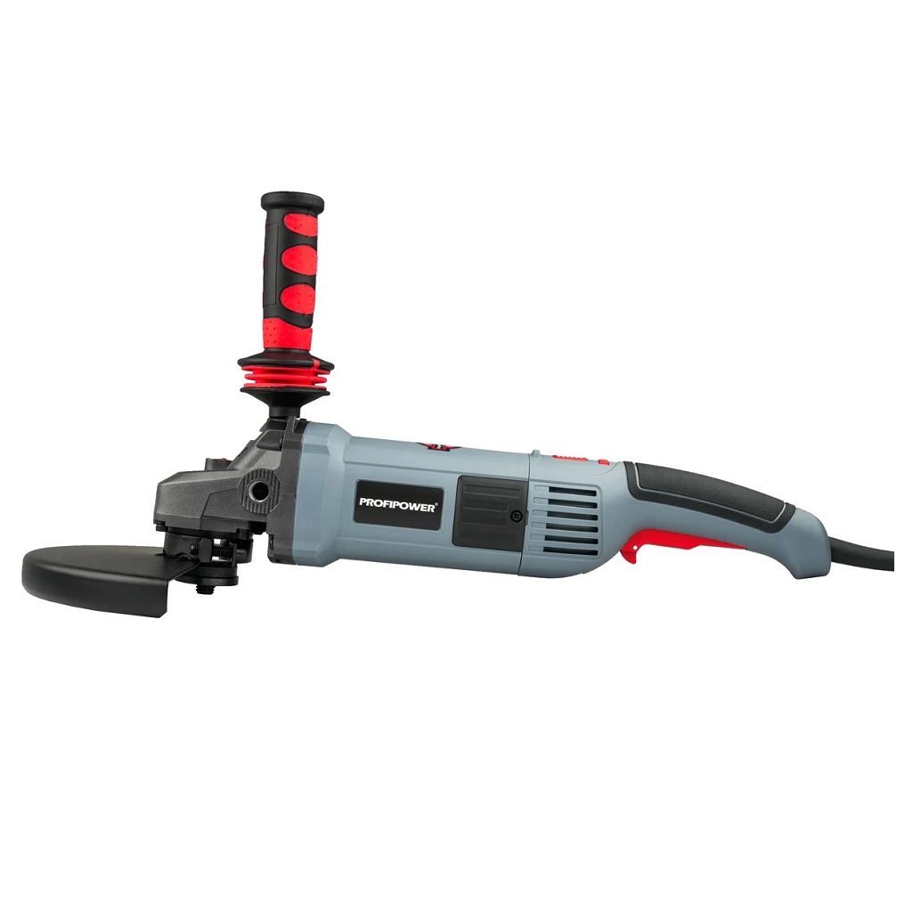 Шлифмашина угловая Profipower PGS-2300C, E0353, сетевая, кабель 3 м, 2300 Вт