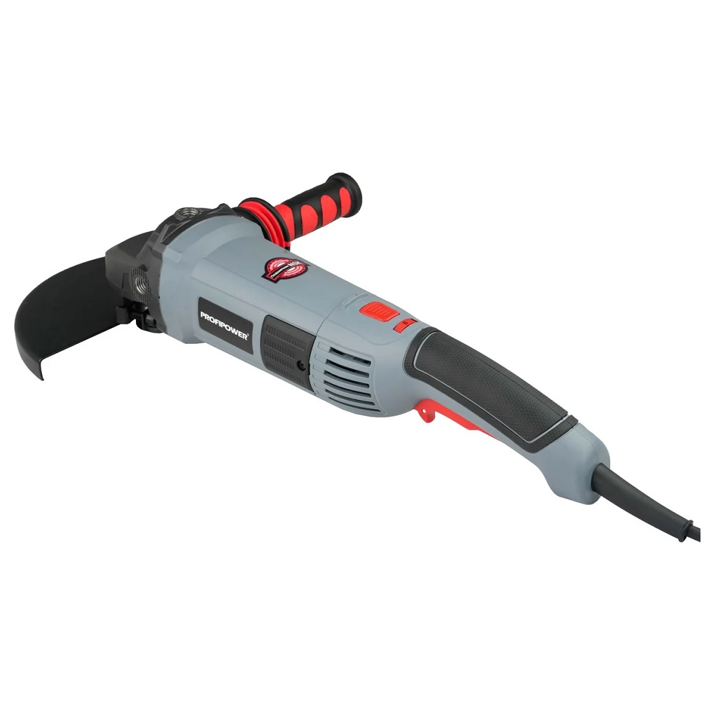 Шлифмашина угловая Profipower PGS-2300C, E0353, сетевая, кабель 3 м, 2300 Вт