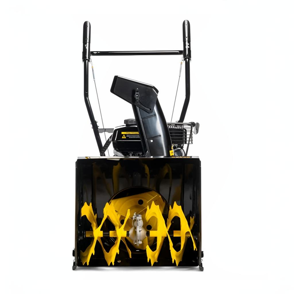 Снегоуборщик бензиновый Champion ST656, двухступенчатый, металлический шнек, 4100 Вт