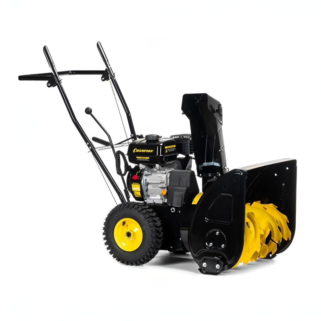 Снегоуборщик бензиновый Champion ST656, двухступенчатый, металлический шнек, 4100 Вт