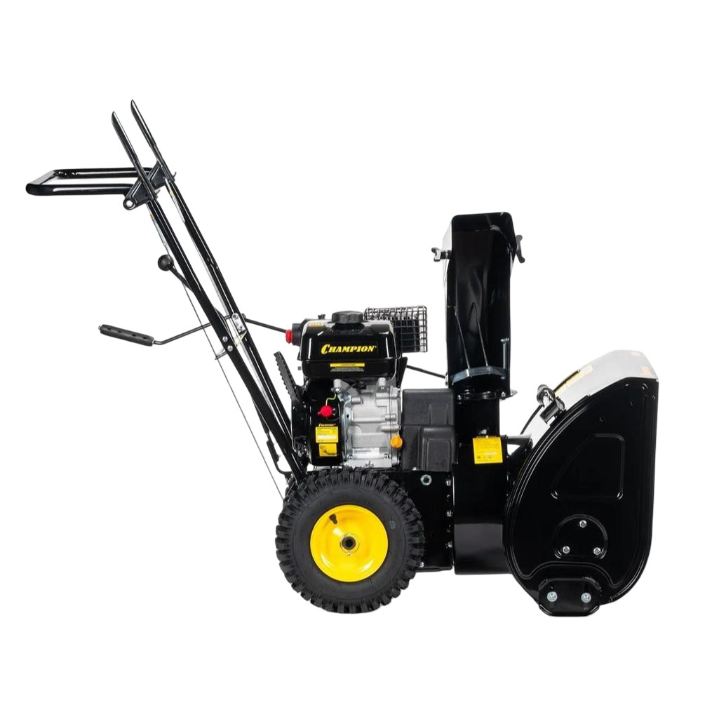 Снегоуборщик бензиновый Champion ST656, двухступенчатый, металлический шнек, 4100 Вт