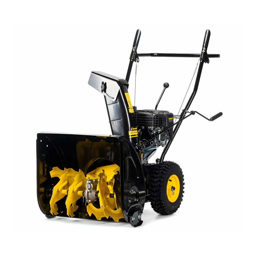 Снегоуборщик бензиновый Champion ST656, двухступенчатый, металлический шнек, 4100 Вт