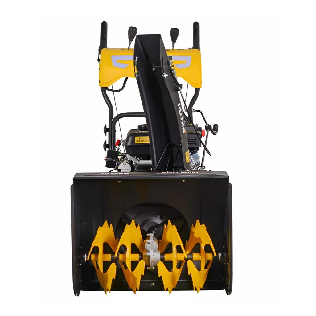 Снегоуборщик бензиновый Huter SGC 6000, двухступенчатый, металлический шнек, 5800 Вт