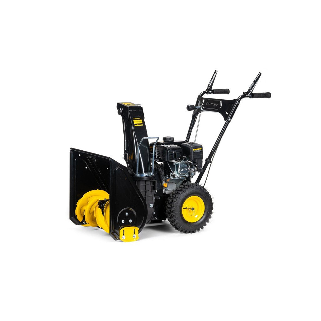 Снегоуборщик бензиновый Champion ST553, двухступенчатый, металлический шнек, 4100 Вт