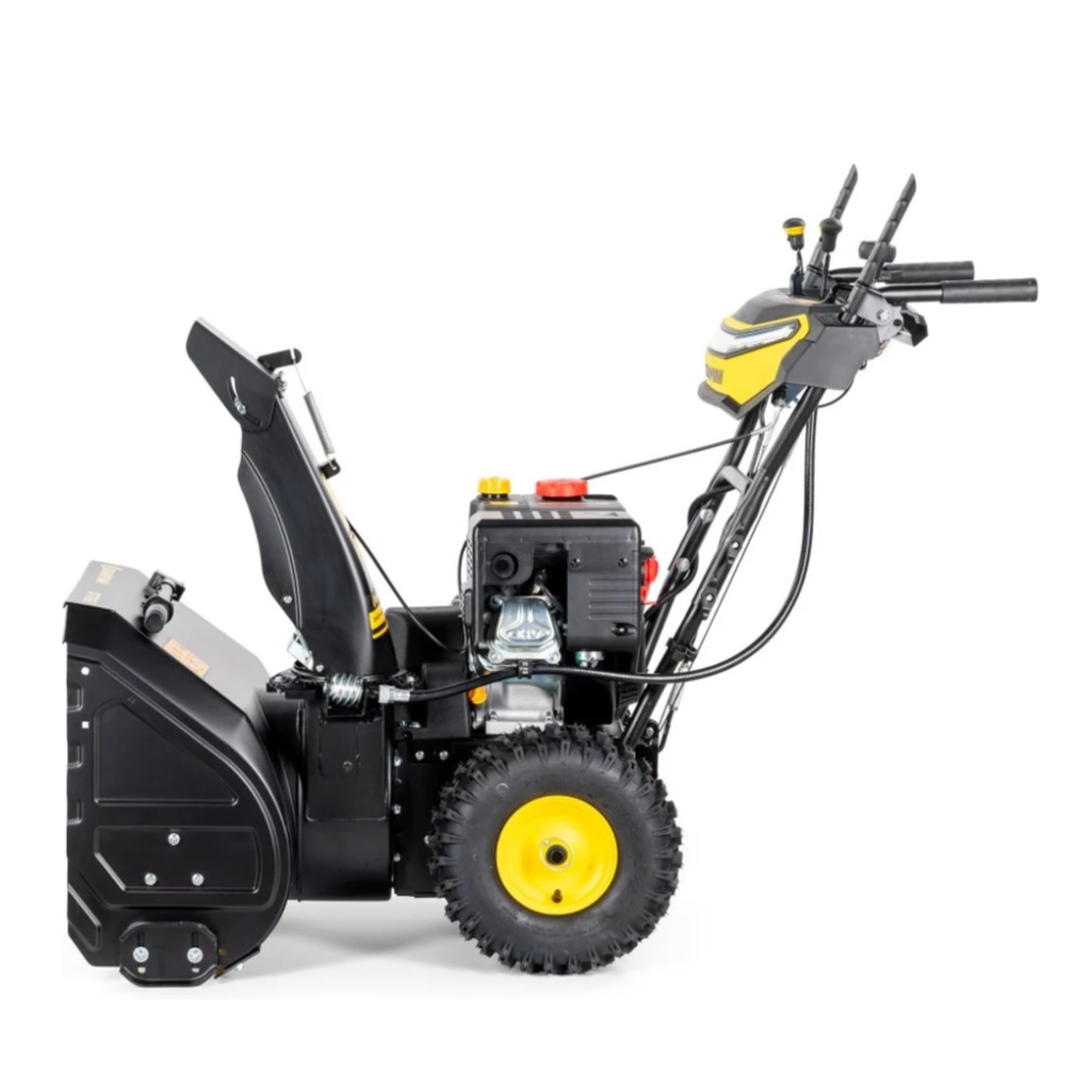 Снегоуборщик бензиновый Champion ST763Е, двухступенчатый, металлический шнек, 5150 Вт