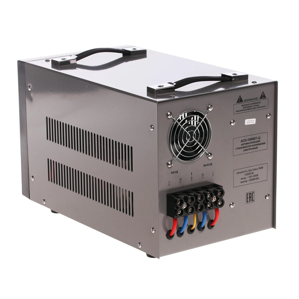 Стабилизатор однофазный Ресанта АСН-10000/1-Ц 63/6/8, напольный, релейный, 10 кВт