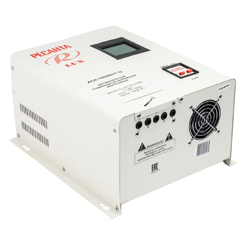 Стабилизатор однофазный Ресанта АСН-10000Н/1-Ц Lux 63/6/18, релейный, 10 кВт