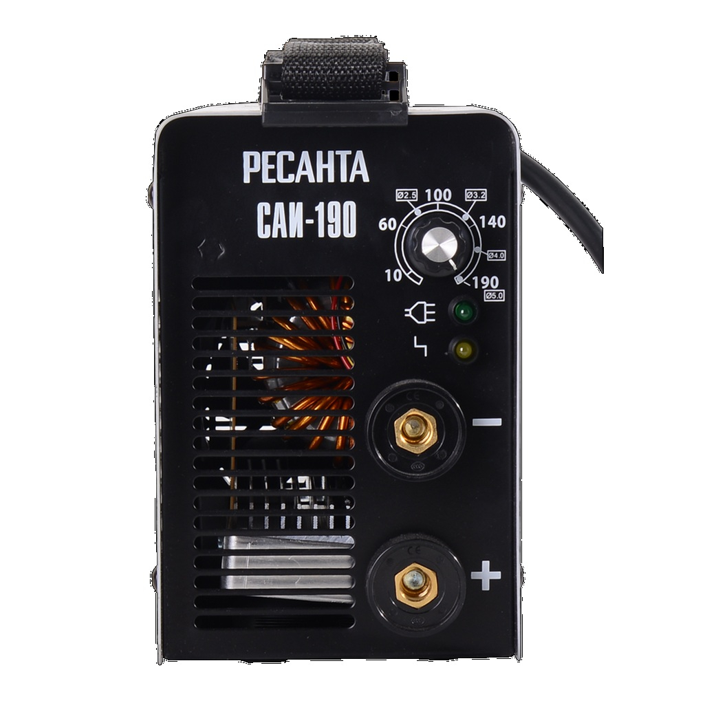 Инвертор сварочный Ресанта САИ 190 65/2, однофазный, DC, 190 А, 5.5 кВт