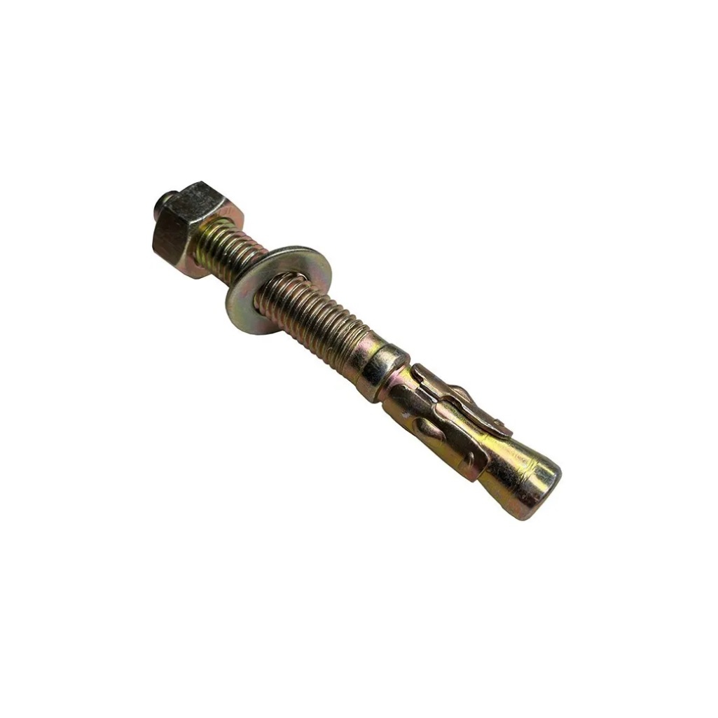 Анкер клиновой 10х130 мм, бетон, камень, сталь, желтый цинк, PLF63361