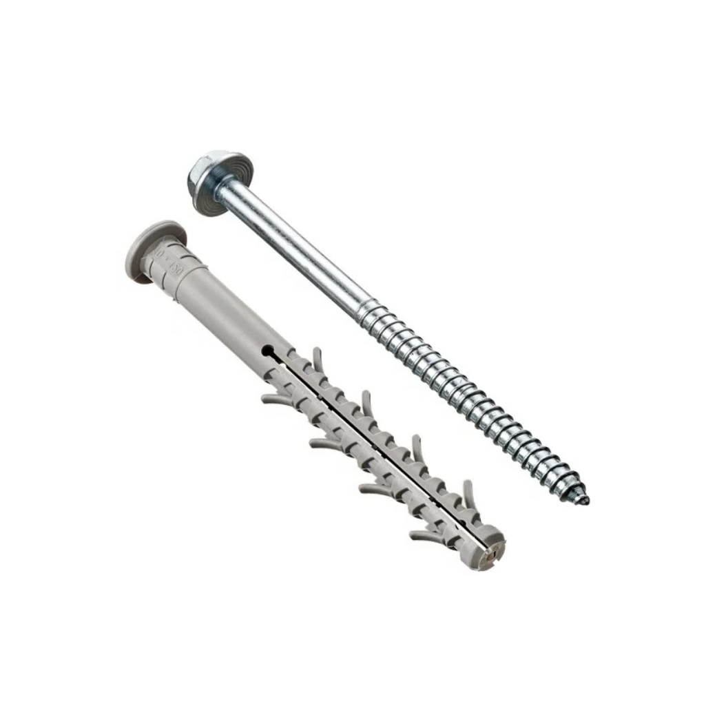 Дюбель фасадный TSX-500, 10х120 мм, потайная манжета, полиамид, углеродистая сталь