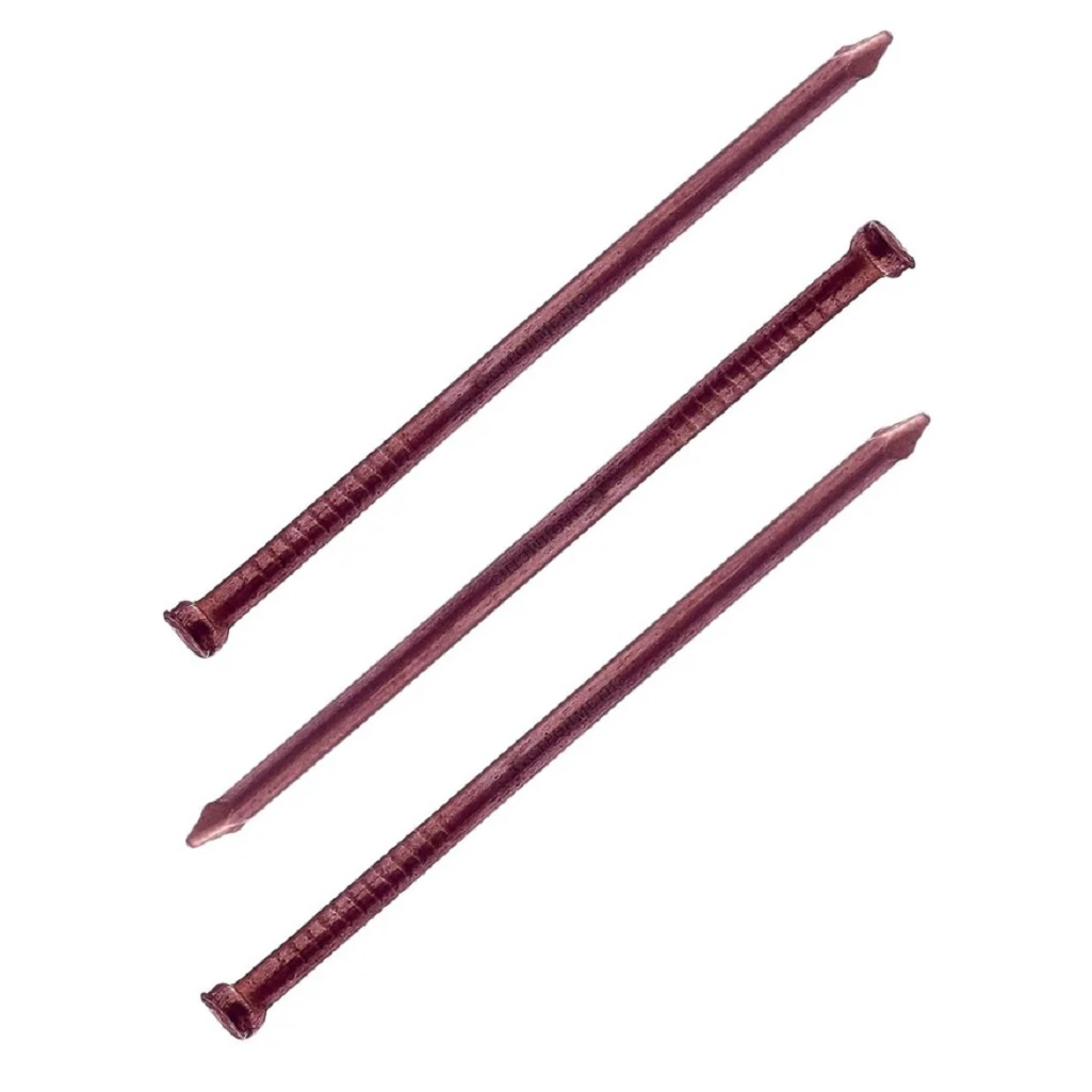 Гвозди финишные Жесть, медь 1,4х35 мм, европодвес, для работы с деревом, ДВП, ДСП, 0.05 кг