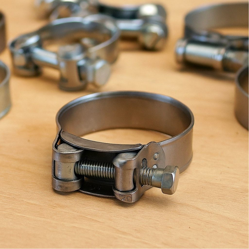 Хомут силовой Robust SIL20-22RB24, стальной, диаметр 20-22 мм