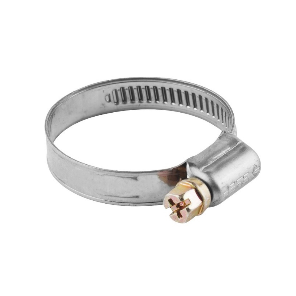 Хомут червячный Зубр Эксперт 3787-12-20, нержавеющая сталь, с накатной лентой 9 мм, 12-20 мм, в упаковке 5 штук