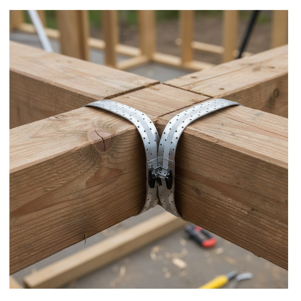 Лента монтажная LM-80*2.00, перфорированная, оцинкованная, 2х80 мм, 10 м