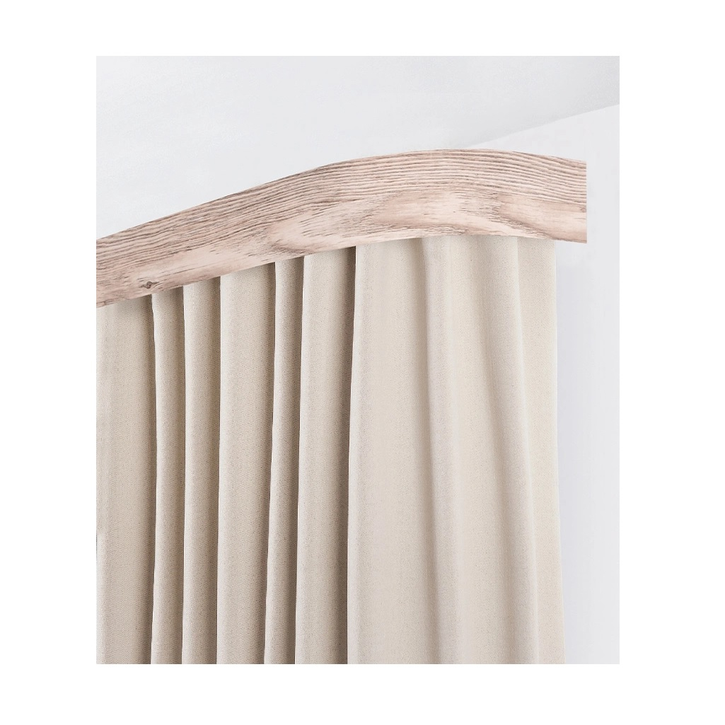 Карниз Legrand Шервуд 58146446, с поворотами, 2-х рядный, бежевый, 2400 мм