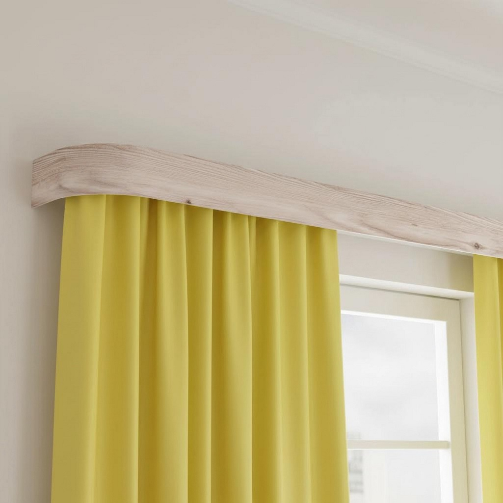 Карниз Legrand Шервуд 58146448, с поворотами, 2-х рядный, бежевый, 3000 мм