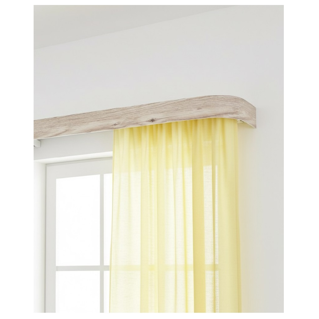 Карниз Legrand Шервуд 58146448, с поворотами, 2-х рядный, бежевый, 3000 мм