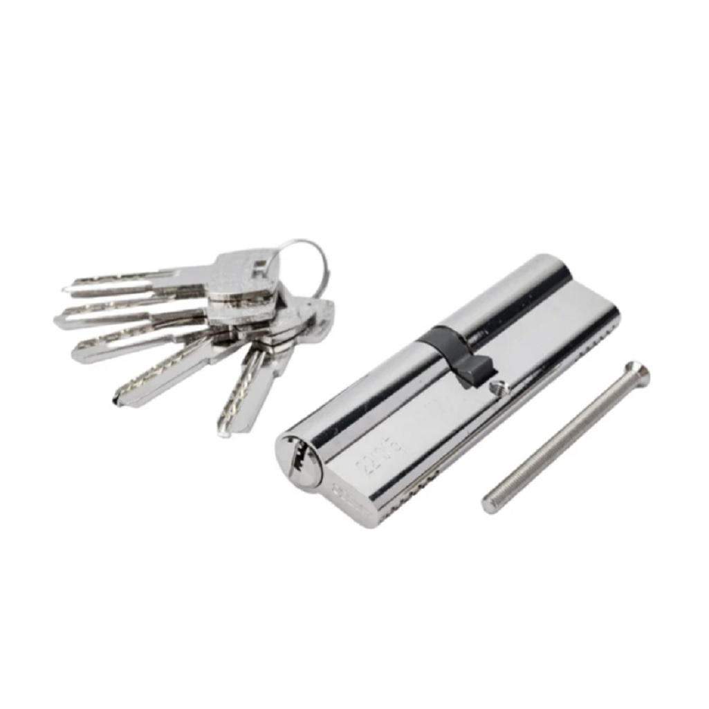 Цилиндровый механизм Apecs SM-110-NI, двухсторонний, латунь, никель