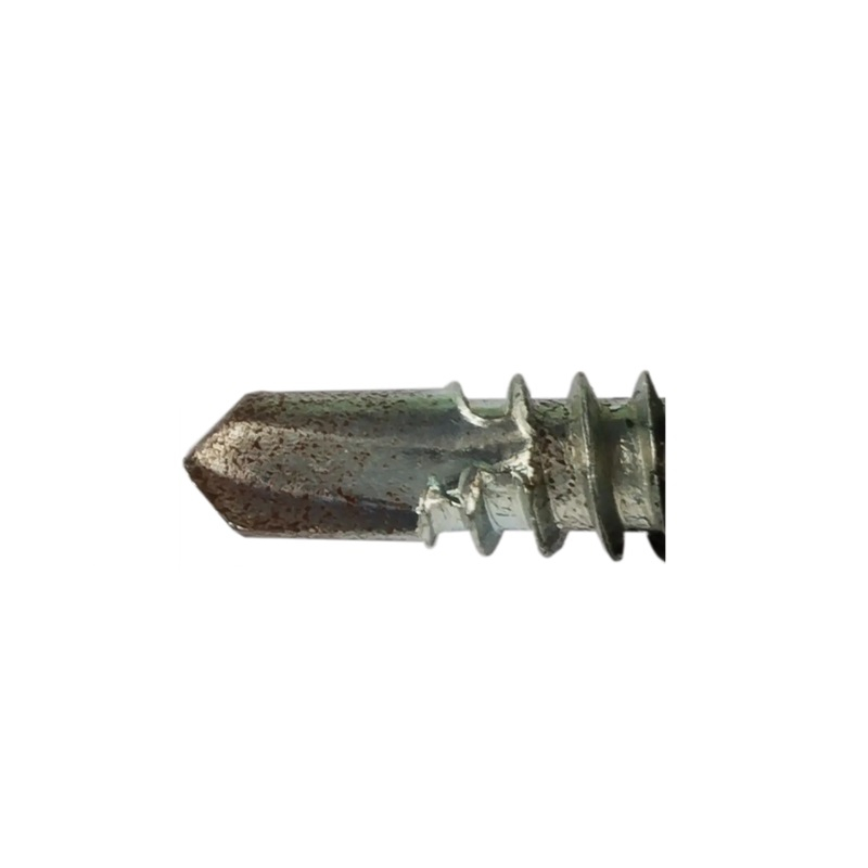 Саморез кровельный 5,5x19 RAL8017 темно-коричневый 12 шт