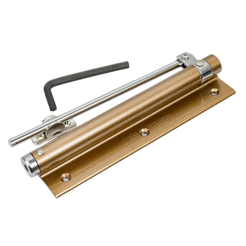 Доводчик дверной MSM DT-85 BR, для деревянной двери, коричневый