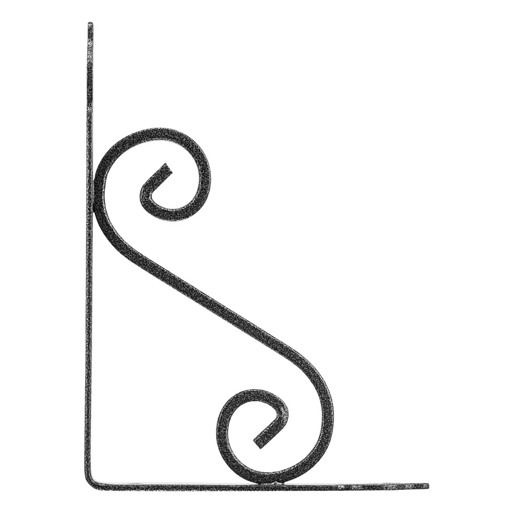 Кронштейн декоративный Сибртех 94061, сталь, тёмно-серый, 25х140х190 мм