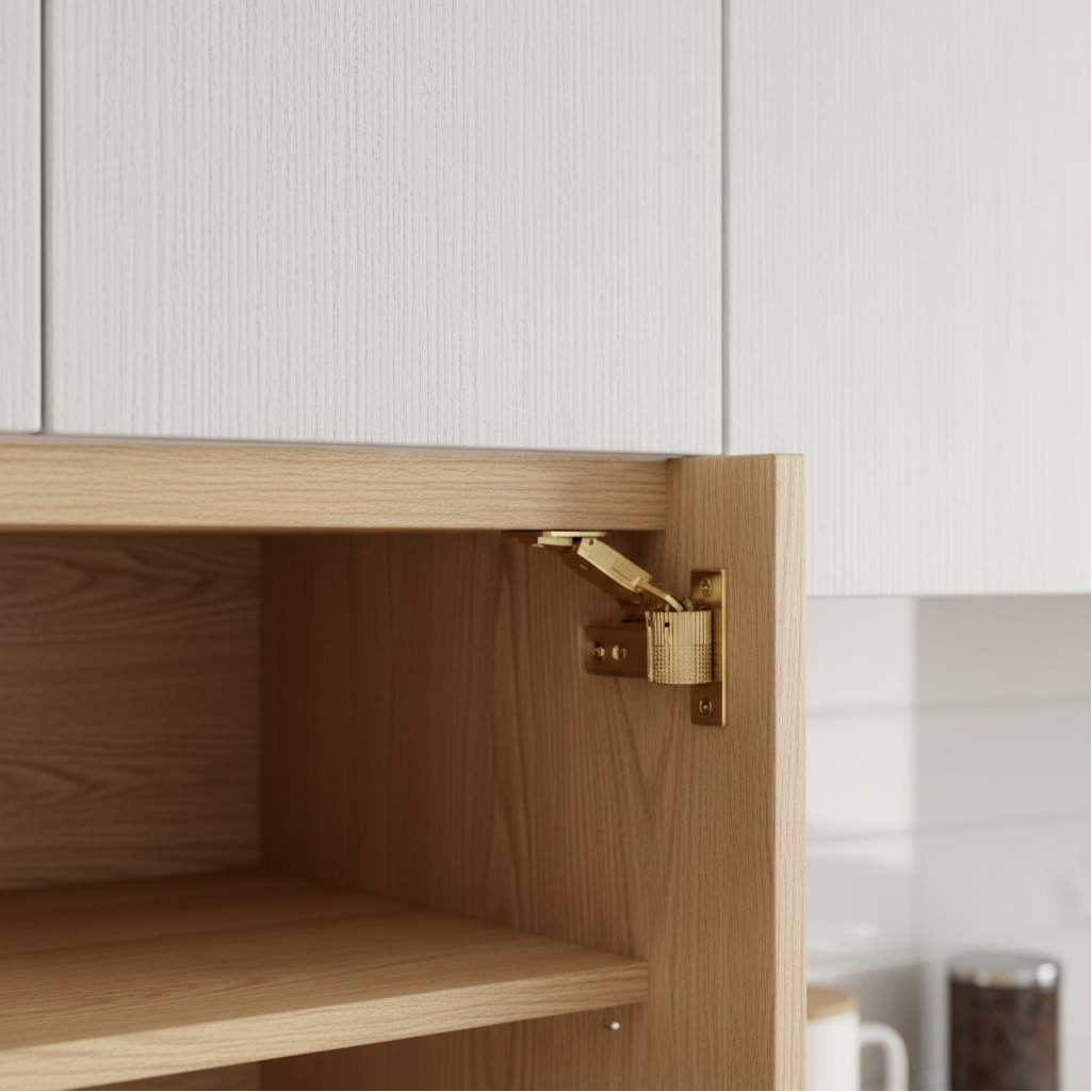 Петля потайная Tech-Krep HING D14 для плит, торцевая, латунь, толщина 20 мм