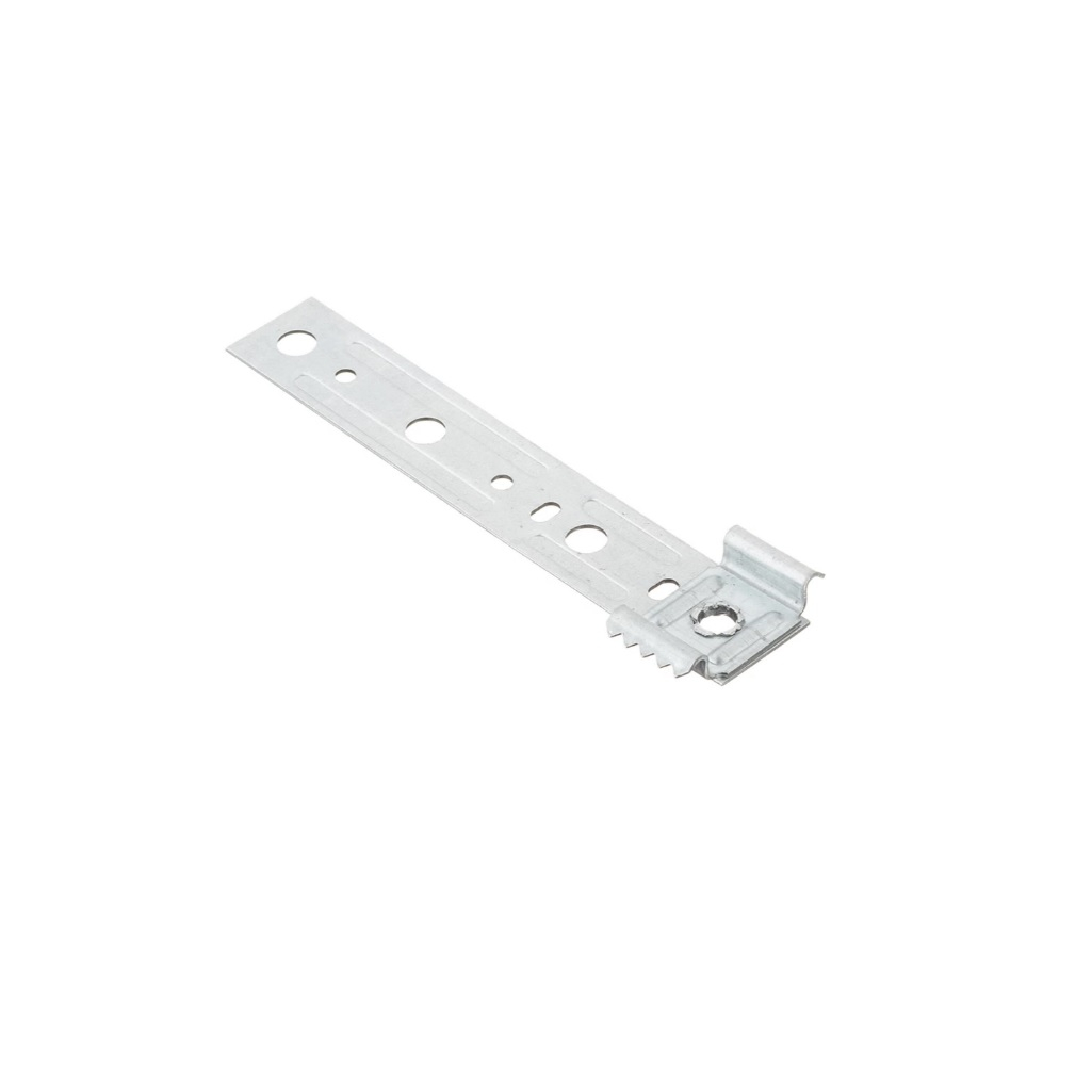 Пластина анкерная для оконного профиля AO-REHAU, поворотная, 1.2х25х150 мм, оцинкованная сталь