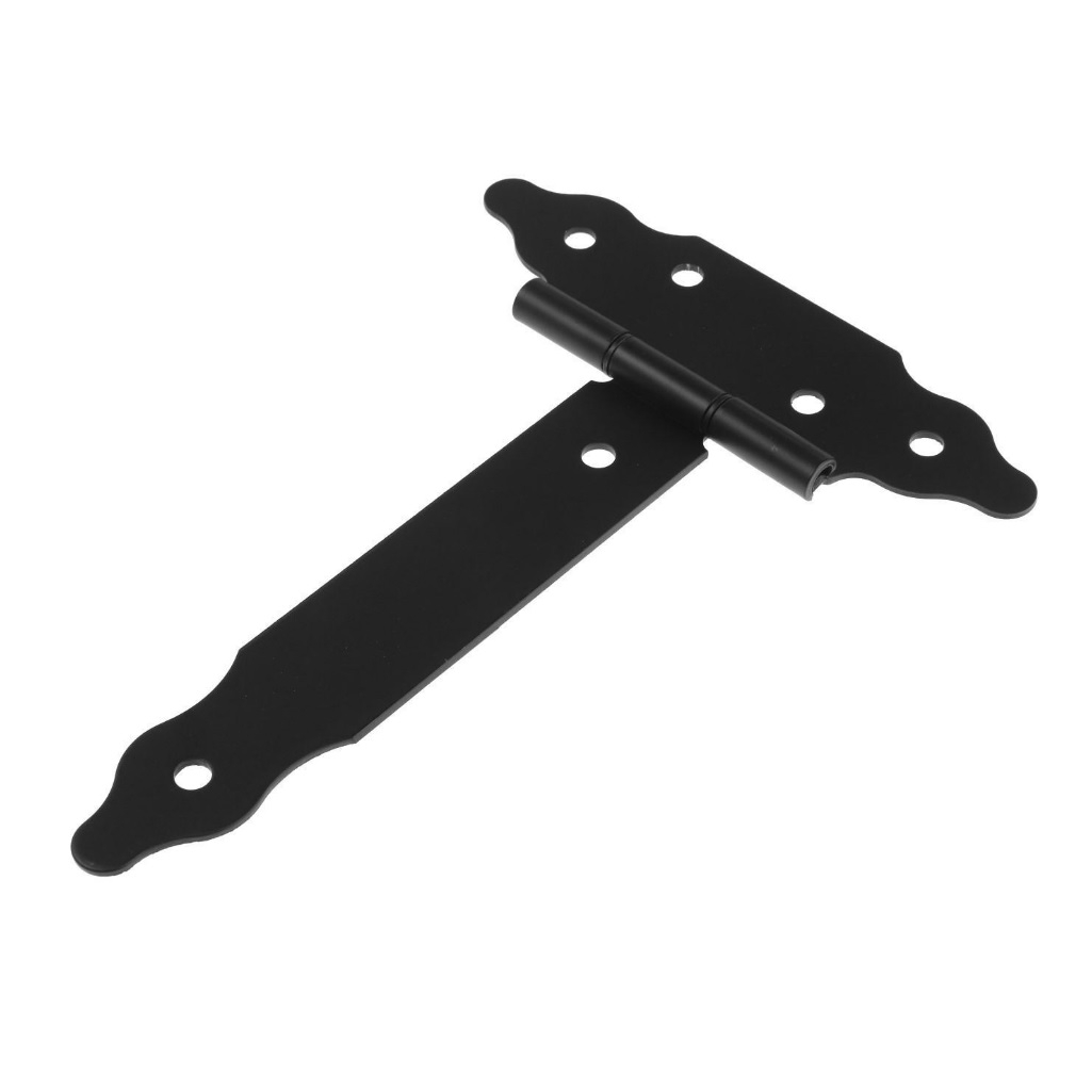 Петля-стрела фигурная Домарт 005854, ПС-250, не съемная, сталь, цвет черный, 3х230х250 мм 