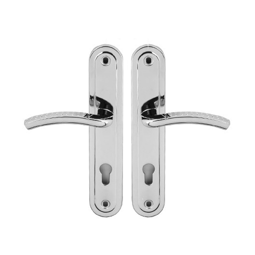 Ручки на планке Avers HP-85.0426-CR, алюминий, хром, для цилиндровых замков