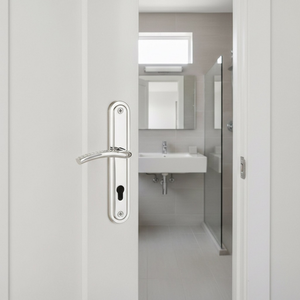 Ручки на планке Avers HP-85.0426-CR, алюминий, хром, для цилиндровых замков