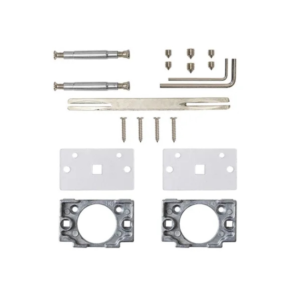 Ручки дверные Code Deco Fusion H-100155-A-CRS, алюминий, сатинированный хром