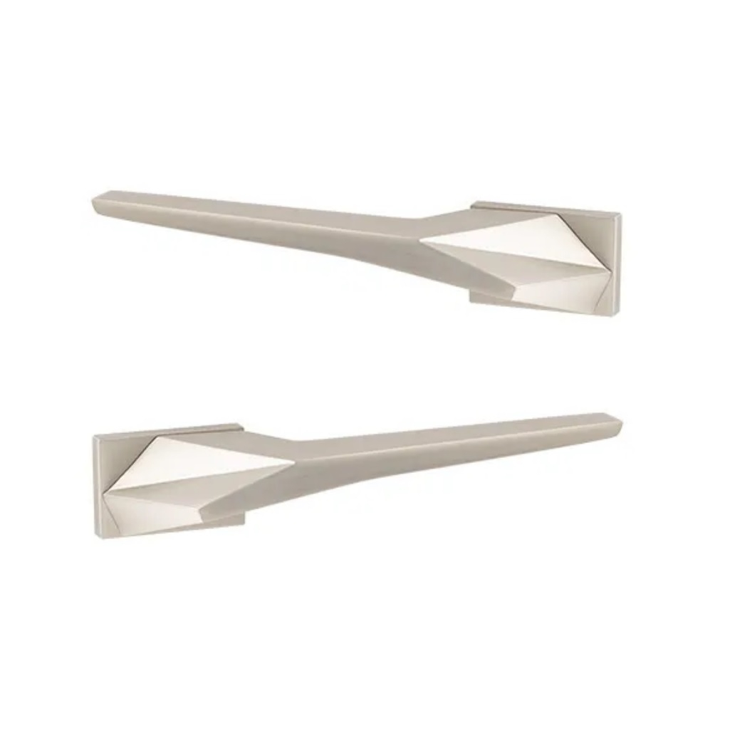 Ручки дверные Code Deco Fusion H-100155-A-NISM, алюминий, суперматовый никель