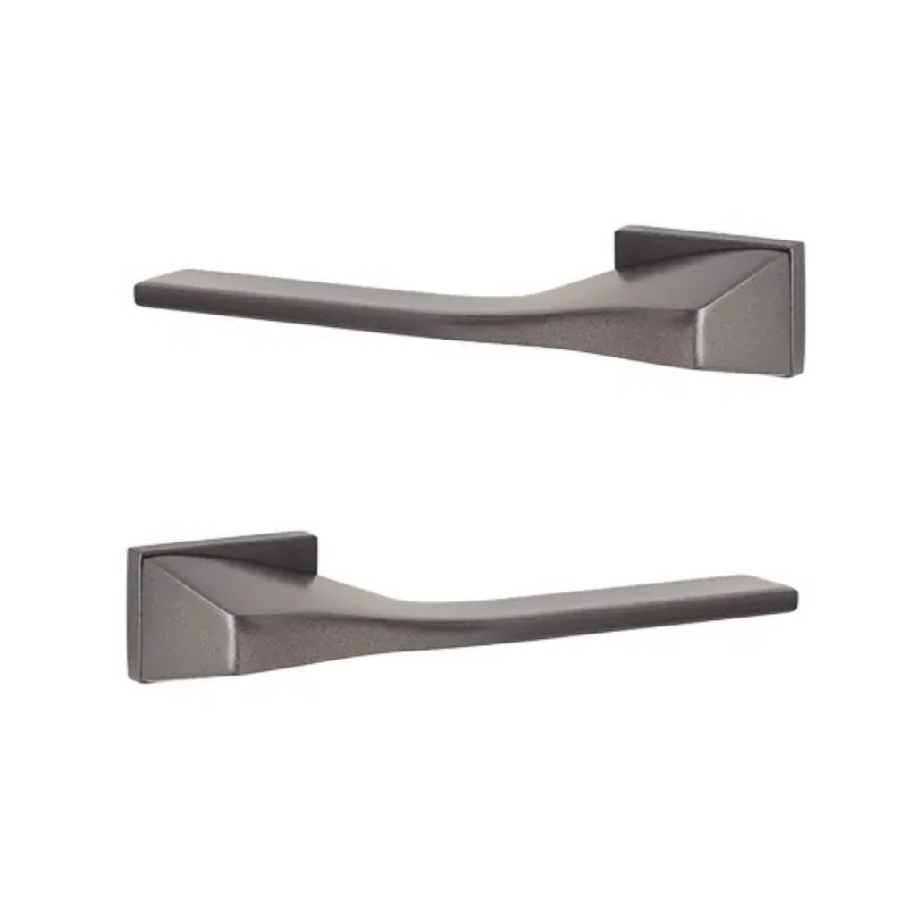 Ручки дверные Code Deco Fusion H-100156-A-GRF, алюминий, графит