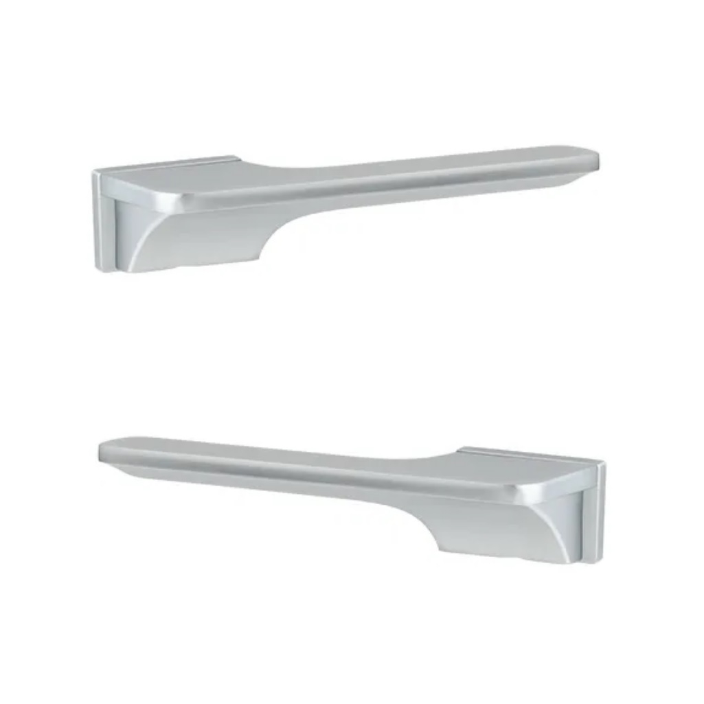 Ручки дверные Code Deco Fusion H-100161-A-CRS, алюминий, сатинированный хром
