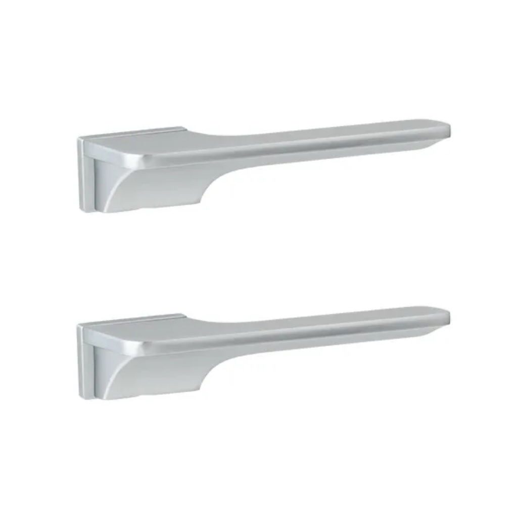 Ручки дверные Code Deco Fusion H-100161-A-CRS, алюминий, сатинированный хром