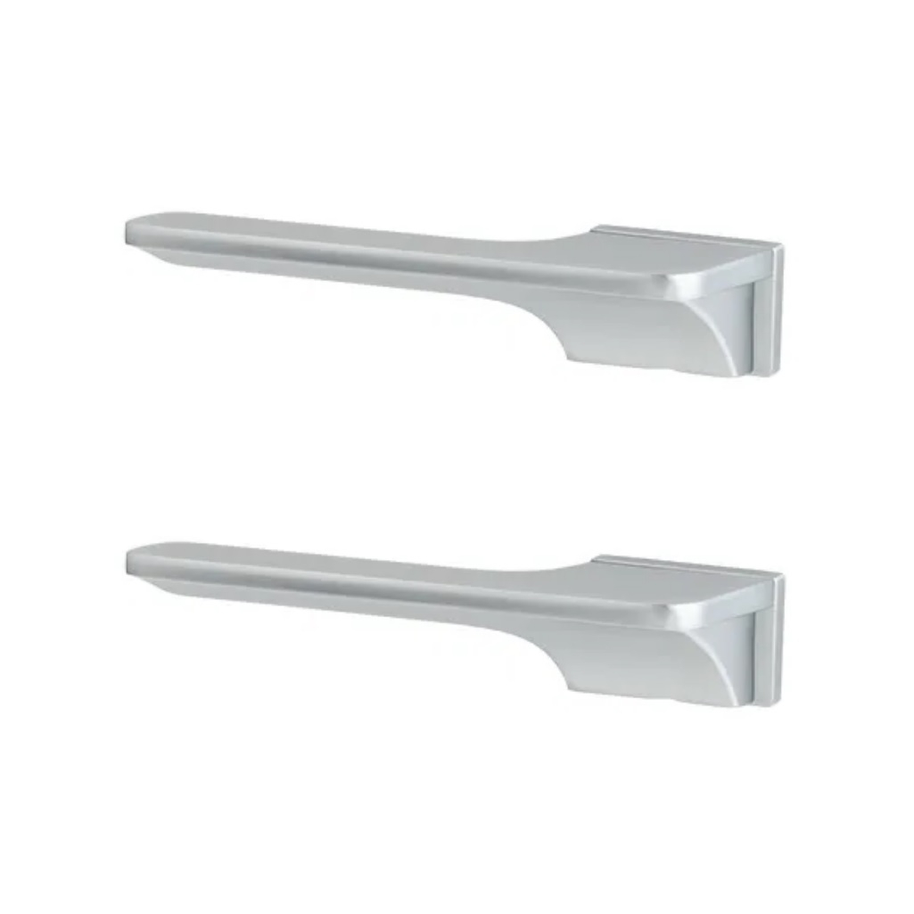 Ручки дверные Code Deco Fusion H-100161-A-CRS, алюминий, сатинированный хром