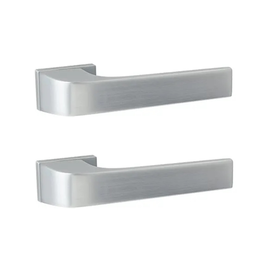 Ручки дверные Code Deco Fusion H-100162-A-CRS, алюминий, сатинированный хром