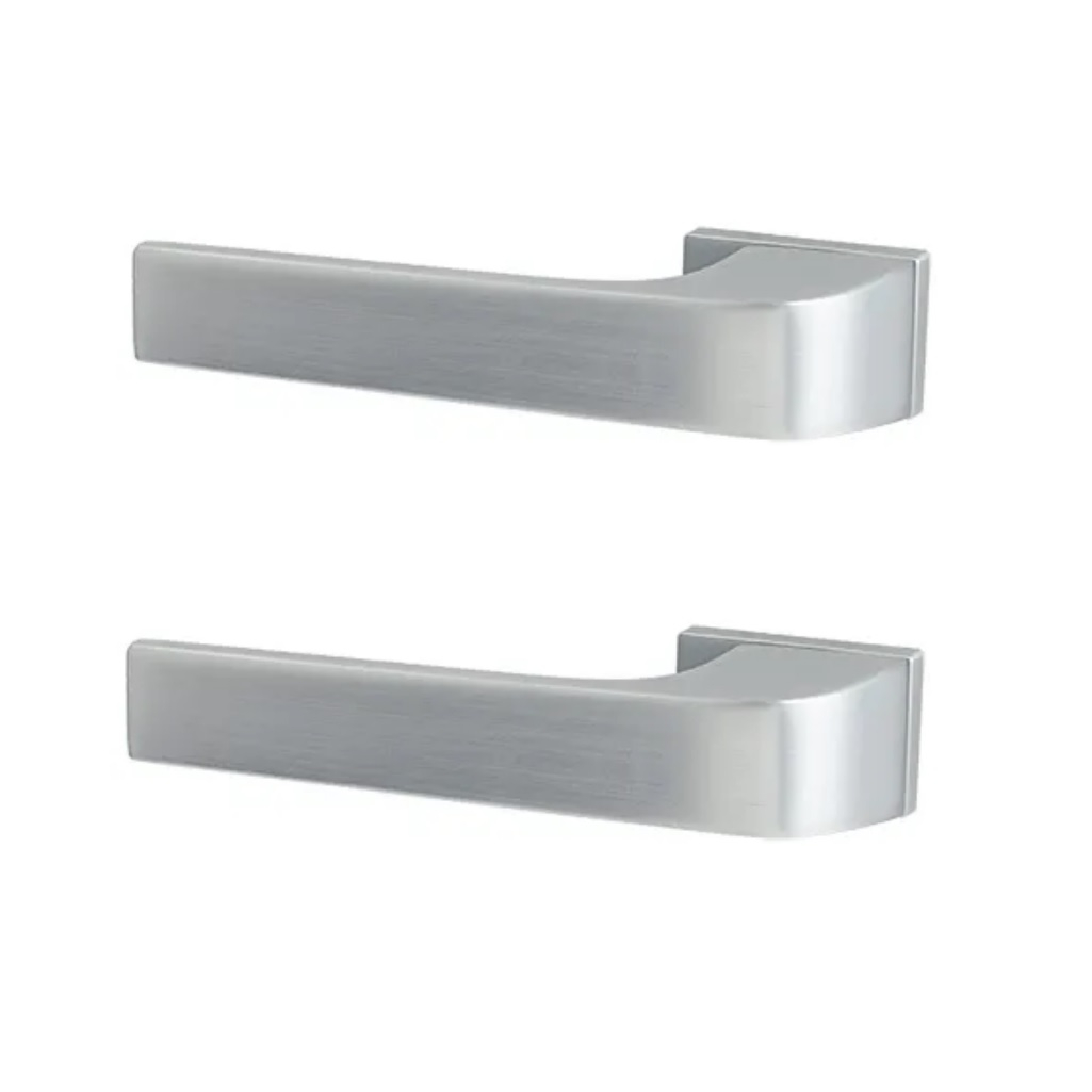 Ручки дверные Code Deco Fusion H-100162-A-CRS, алюминий, сатинированный хром