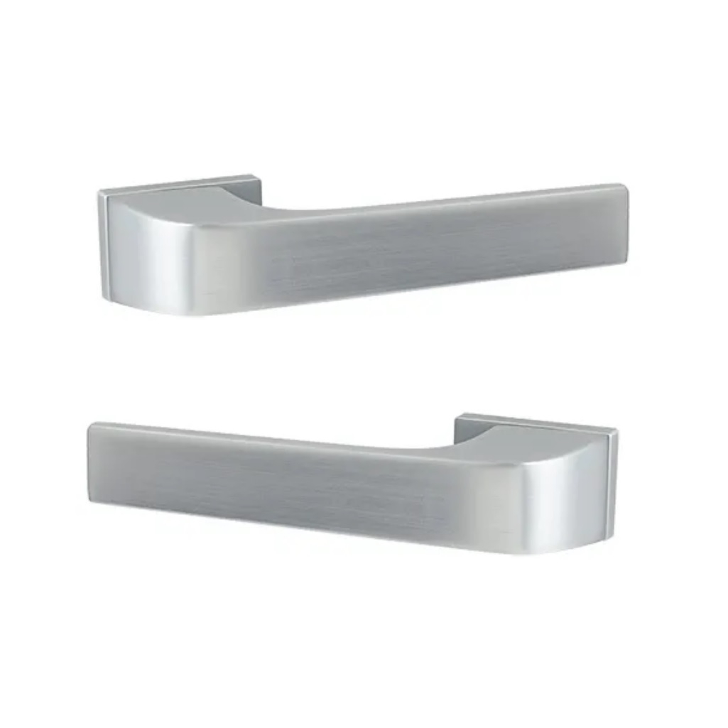 Ручки дверные Code Deco Fusion H-100162-A-CRS, алюминий, сатинированный хром