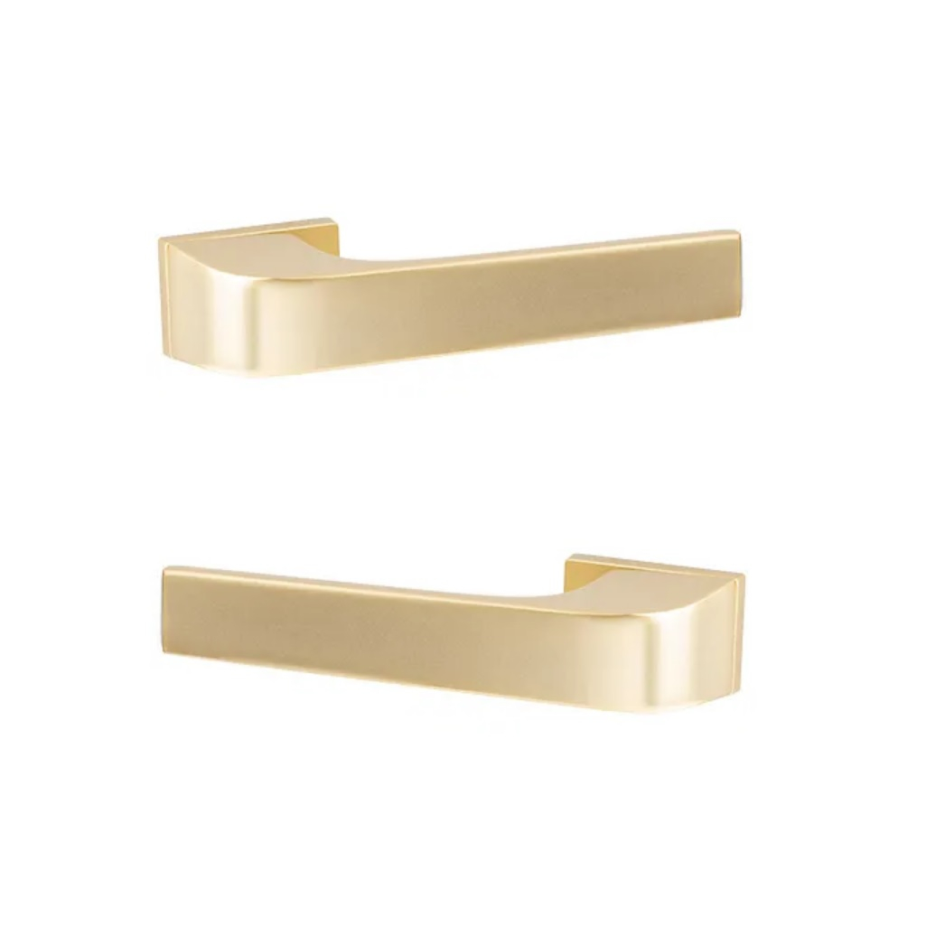 Ручки дверные Code Deco Fusion H-100162-A-GMS, алюминий, сатинированное золото