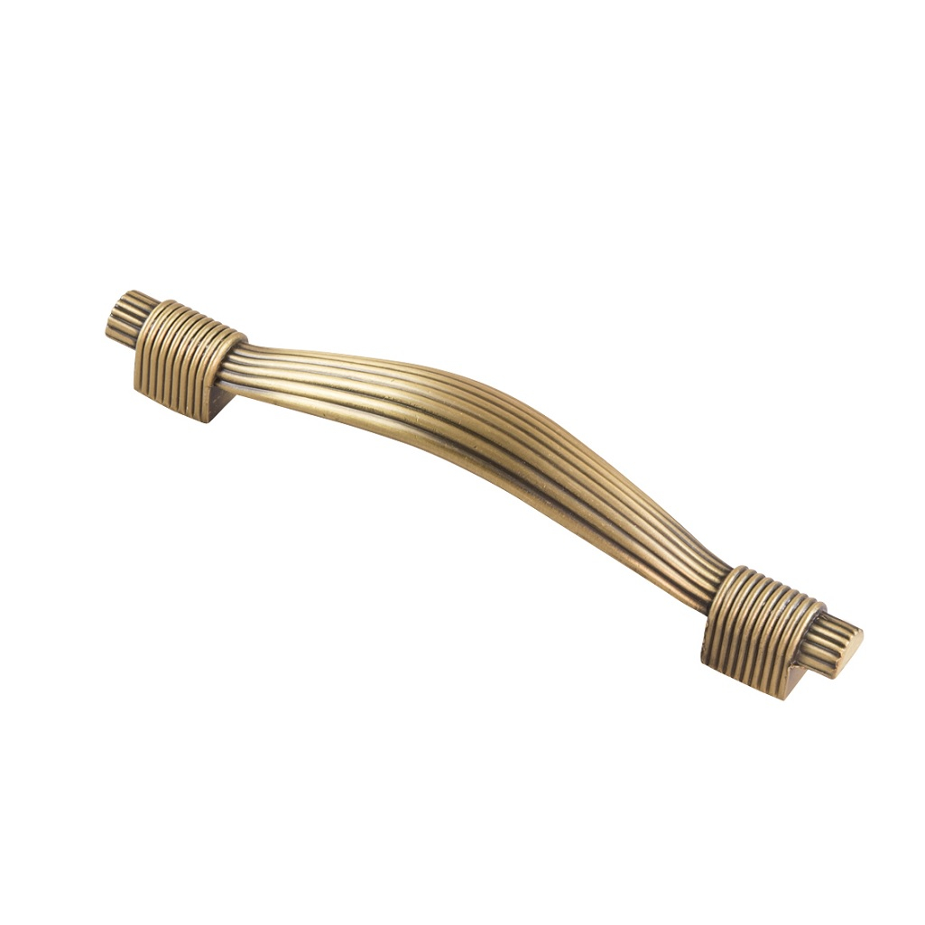 Ручка-скоба Оскар 5293-08/96, межцентровое расстояние 96 мм, длина 96 мм, бронза, металл