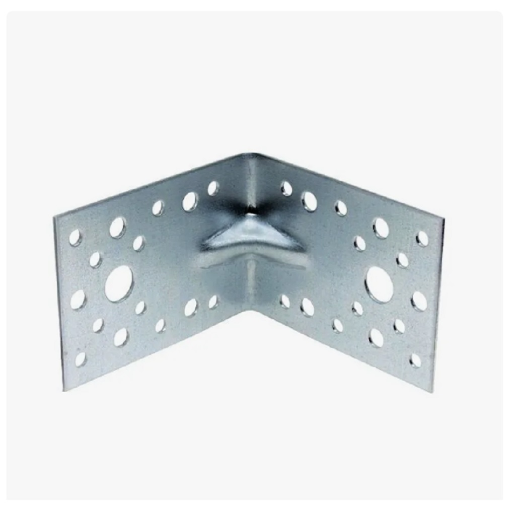 Уголок крепежный усиленный, оцинкованный, антикоррозийная защита 2х35х50х50 мм