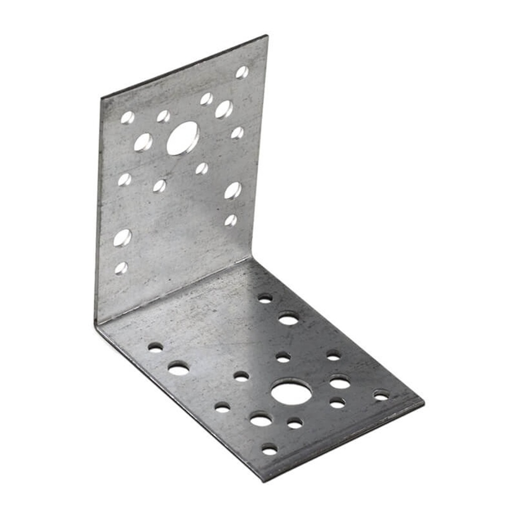 Уголок крепежный оцинкованный, равносторонний, 1.8х35х50х50 мм