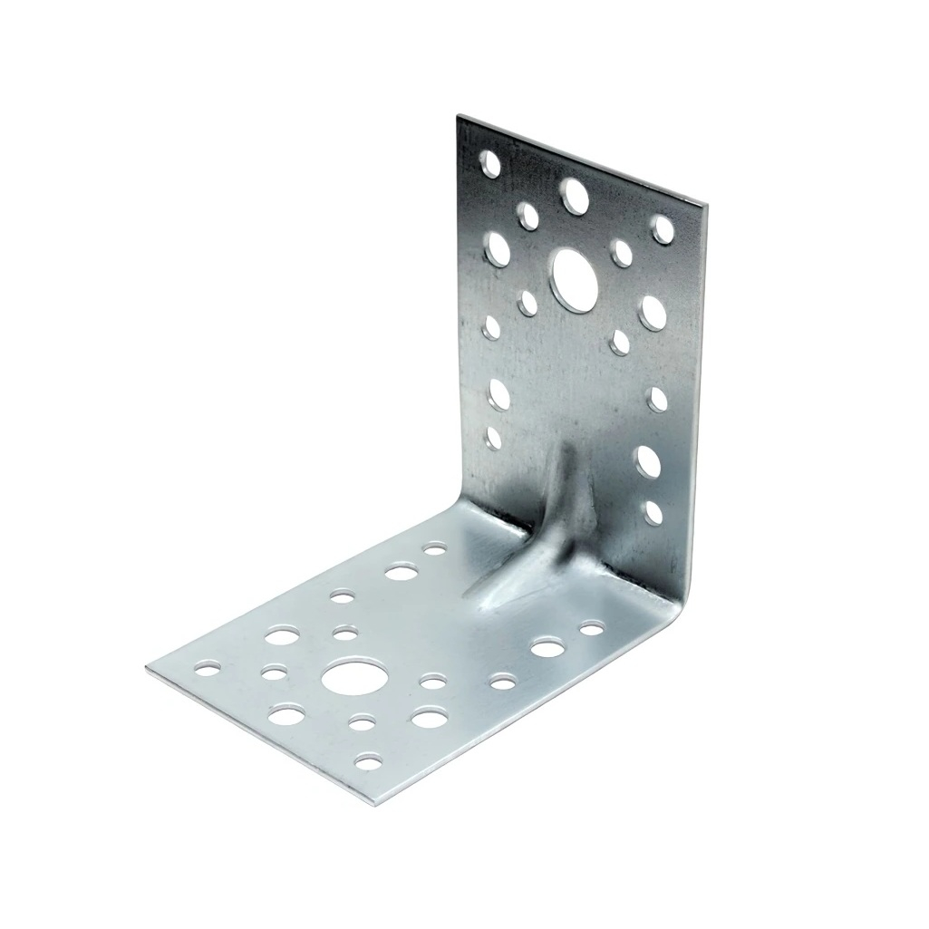 Уголок крепежный оцинкованный, усиленный, равносторонний, 1.8х55х70х70 мм