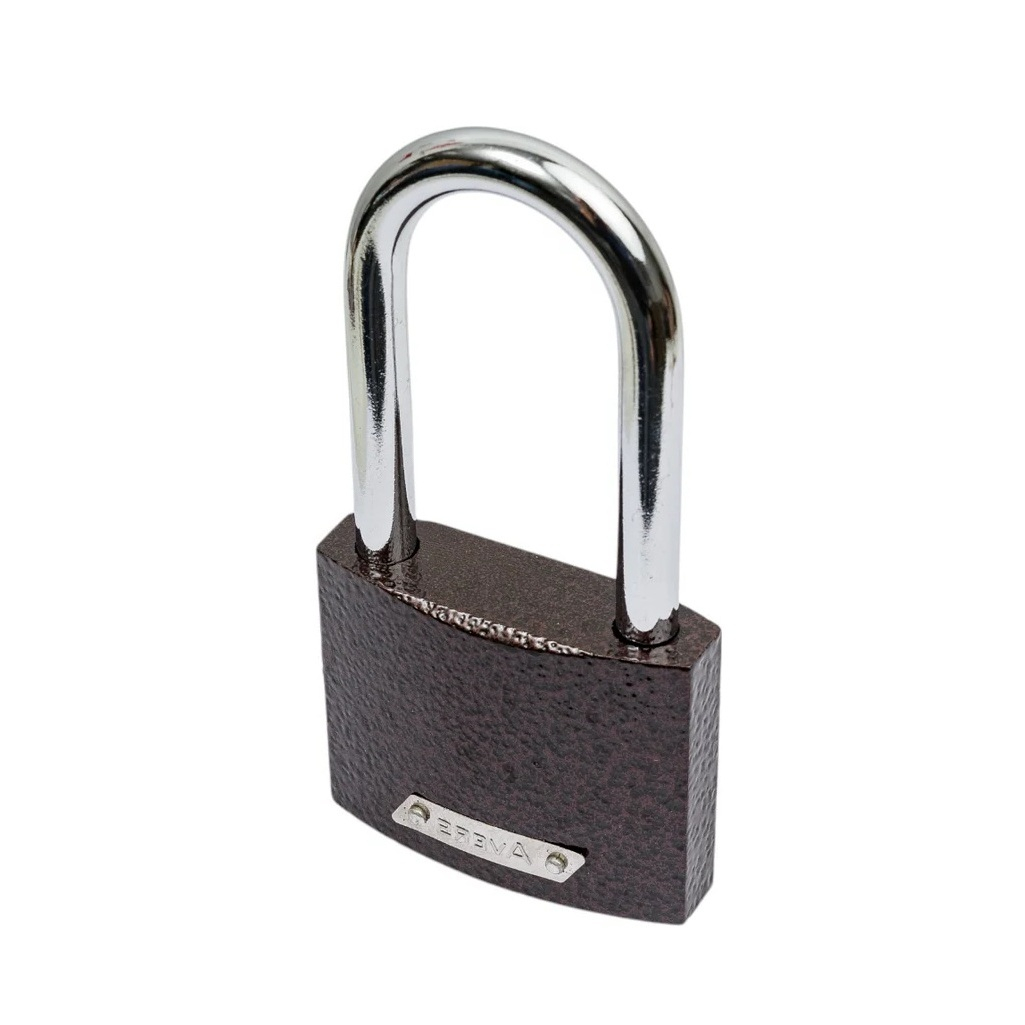 Замок навесной Avers PD-01-75-L, d 9 мм, 3 ключа, чугун, коричневый