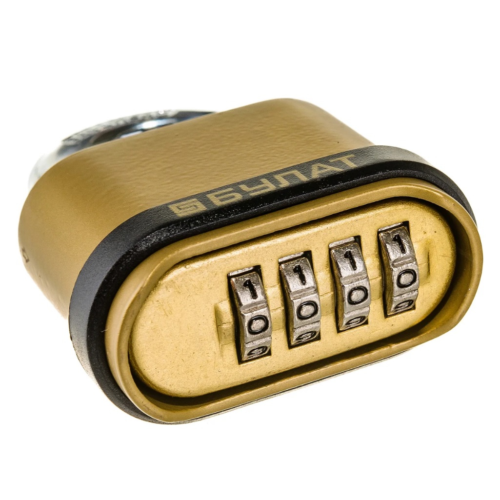 Замок навесной Булат ВС 564, Премиум, кодовый, d 7.5 мм, закаленная стальная дужка