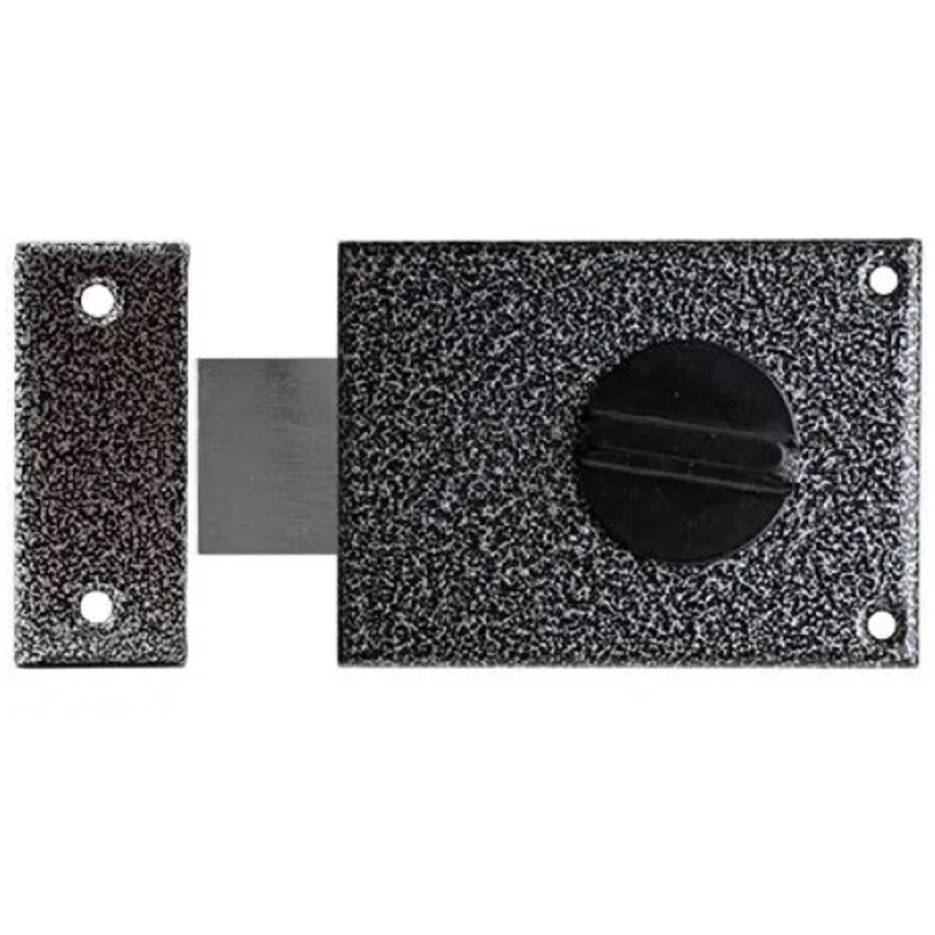 Замок накладной Apecs R01-C-GR ЗН1-1 А, хромированное покрытие, для деревянных дверей