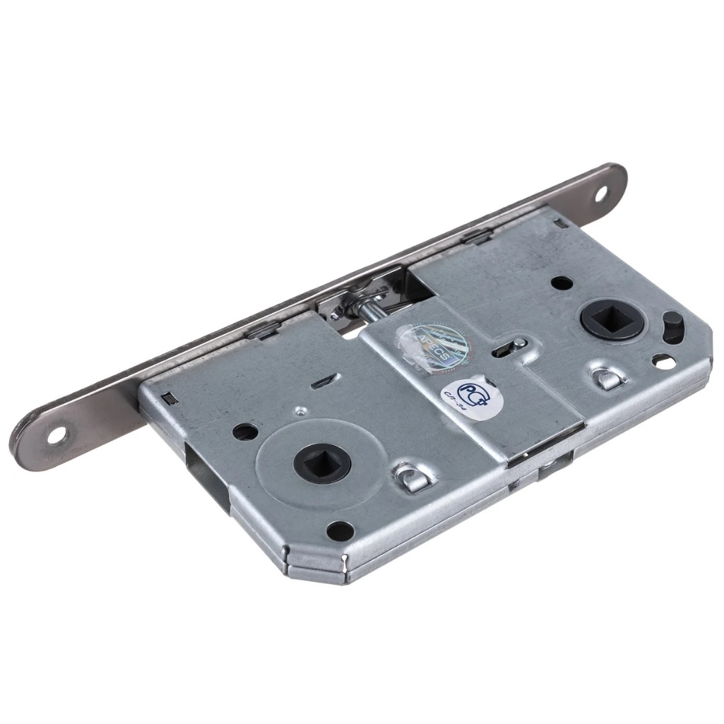 Замок врезной межкомнатный Apecs 5300-WC-AB, механизм защелки, бронза